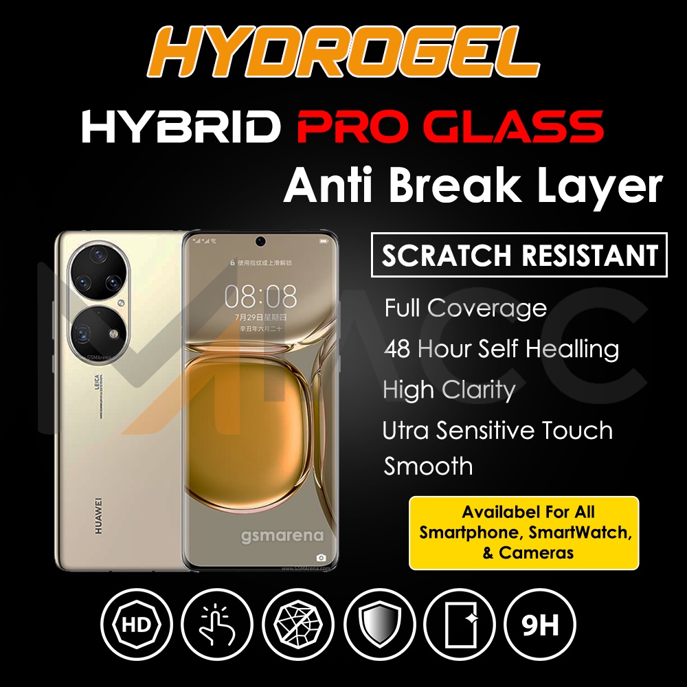 PREMIUM HYDROGEL HUAWEI P50 PRO ANTI GORES SCREEN DEPAN BELAKANG