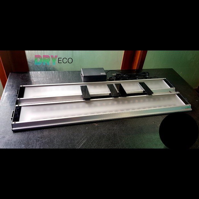 Lampu Aquascape 120 cm DRY Led Custom ECO 144 watt DIY HPL Aquarium