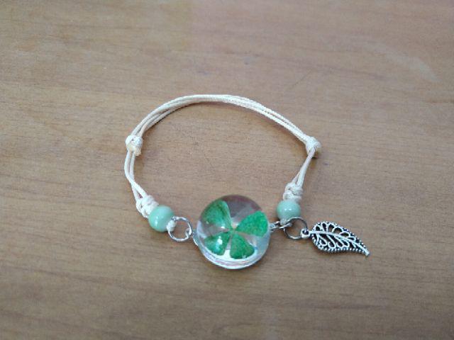 Spesimen Tanaman Kering Gelang Kaca Bola Dandelion Gypsophila Girlfriends Gift