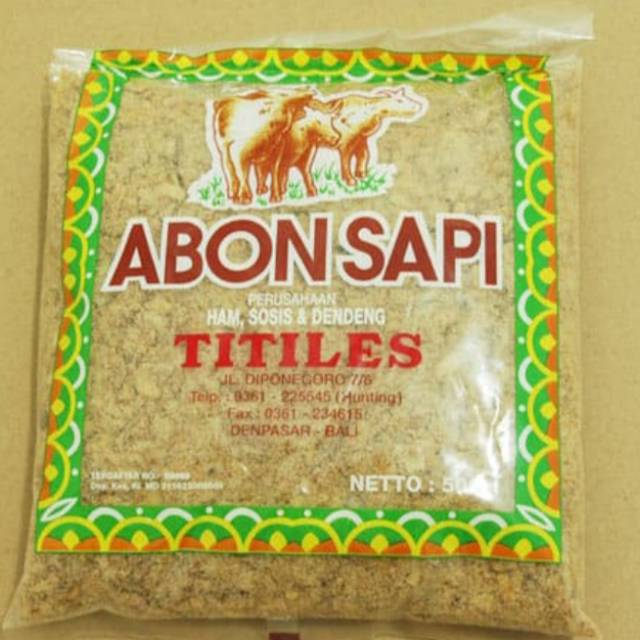 

Abon Sapi Titiles