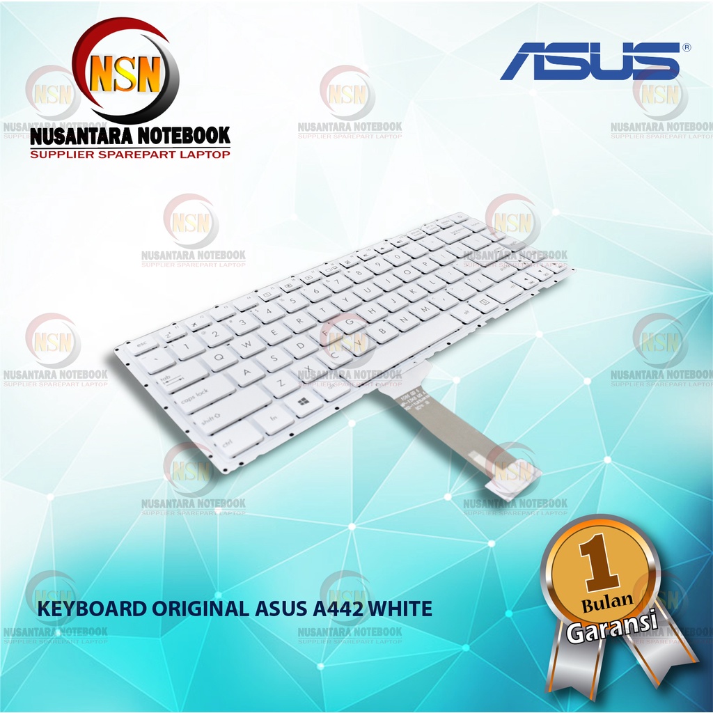 KEYBOARD ASUS A442 X442 WHITE SERIES