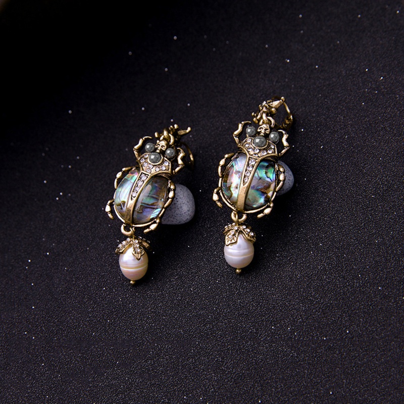 Siy Trendy Beach Drop Earrings Natural Abalone Untuk Shell Pendant Earrings Untuk W