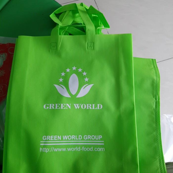 

Setsuko53.Jaya Goodie Bag Tas Spundbond Uk 38X45 Tali Plus Cetak 500Pcs