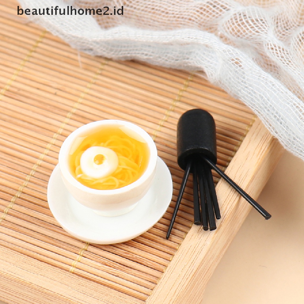 (beautifulhome2.id) 1 Set Mainan Miniatur Ramen Jepang Untuk Aksesoris Rumah Boneka