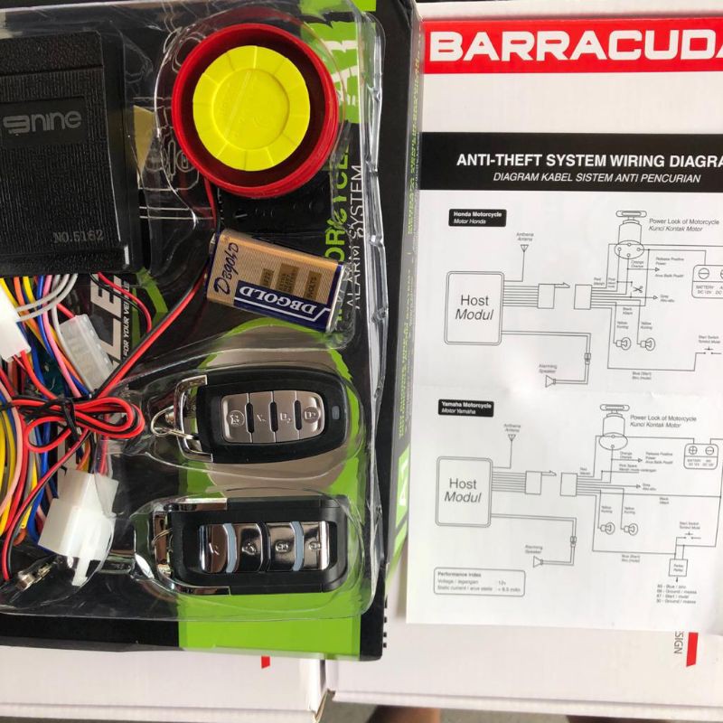 Alarm Motor 9nine Universal 2 Remote
