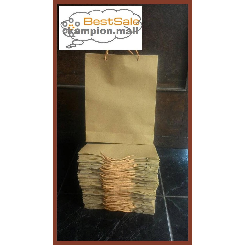 

Y7Tuut7- Paper Bag Shopping Bag Tas Kertas Polos Ukuran 18 X 5 X 22 E46Et57-