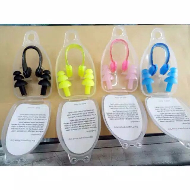 Earplug - nose clip - tutup telinga - tutup telinga renang