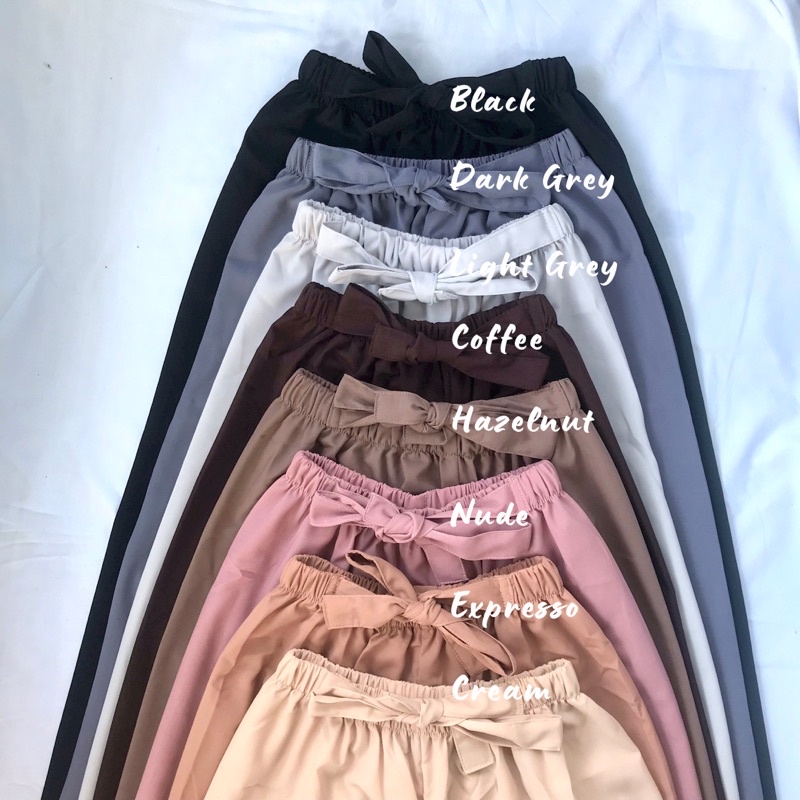 Dini Pants HIGH WAIST CELANA BAHAN CELANA WANITA TERLARIS KEKINIAN MUSLIMAH