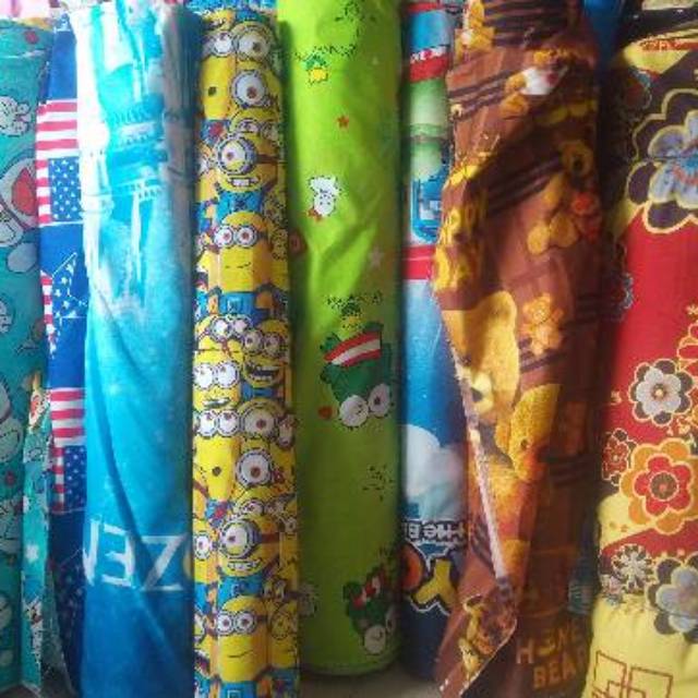 R&E-kain katun sprai / kain baju tidur /kain polymicro/kain meteran eceran 0,5m