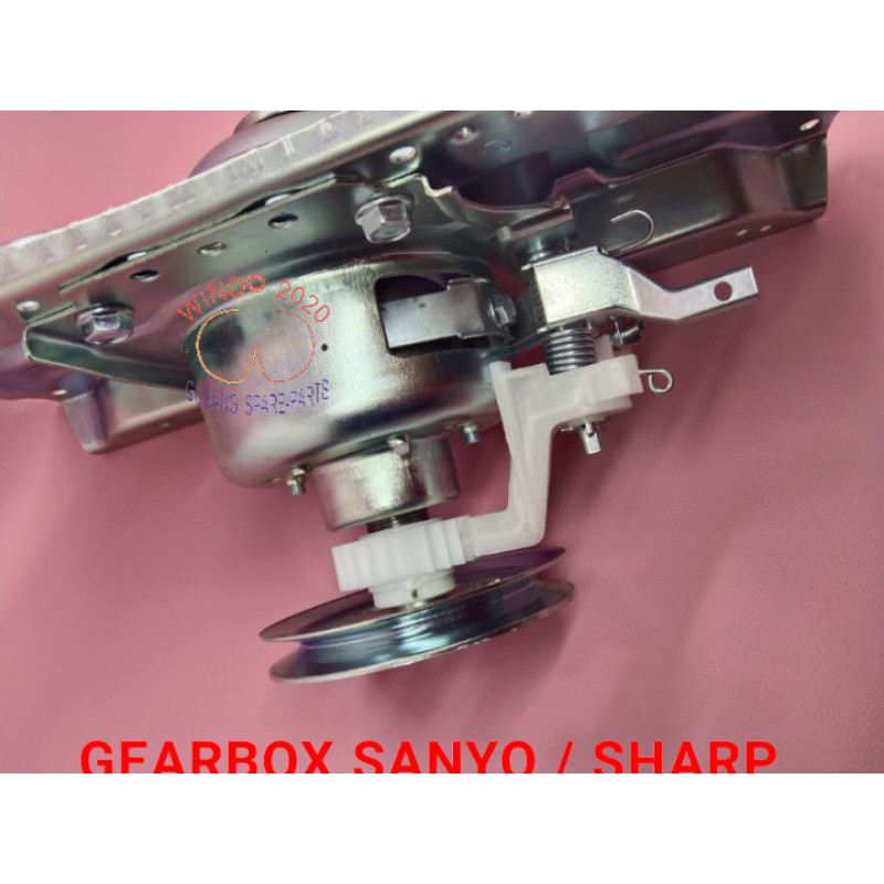 GEAR BOX MESIN CUCI SANYO SHARP | GIRBOX / GEARBOX / GERBOX 1 TABUNG TOP LOADING UMUM ORIGINAL