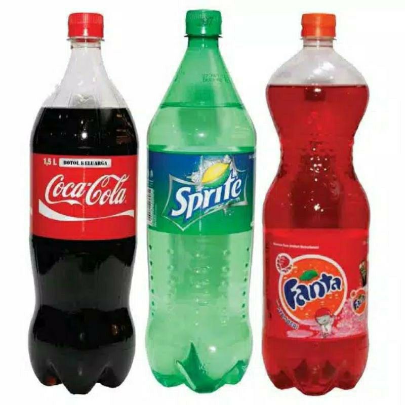 

Fanta, Sprite, Cola, Teh Botol 1 liter