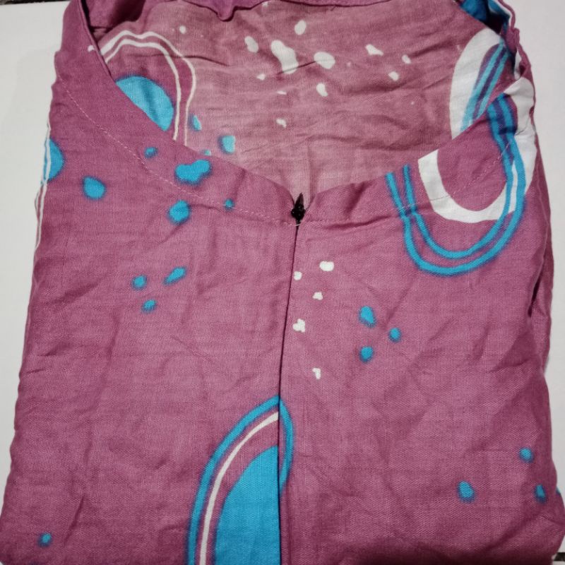 daster gendis jumbo XXXL busui, hamil LD 130 PB 110 saku kanan, rayon adem-G sisi pink