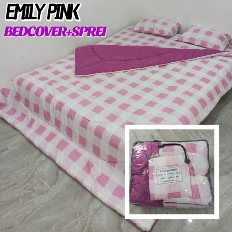 Bedcover set 180*200 sprei+selimut