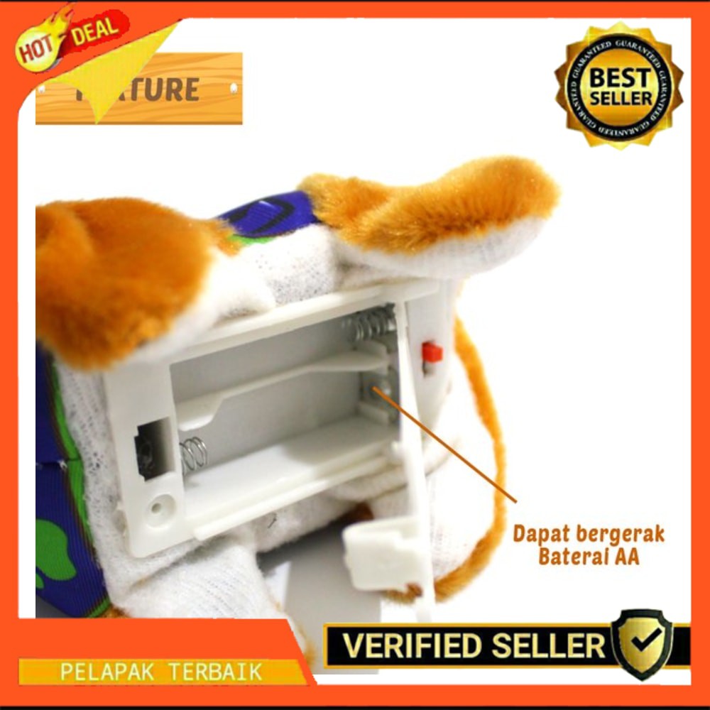 Paw Paw Patrol Mini / Mainan Anjing gerak dan suara