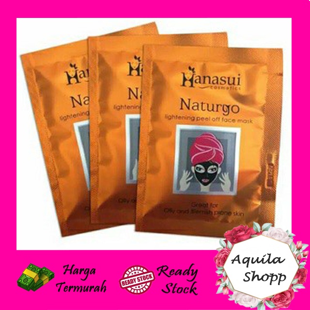 Masker Wajah Naturgo/Peel Off Face Mask