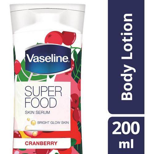 Vaseline Body Lotion Superfood Skin Serum Cranberry 200 ml