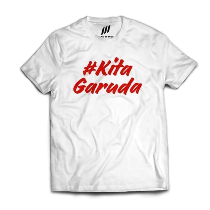 KAOS COMBED 30S BAJU TSHIRT KITA GARUDA INDONESIA