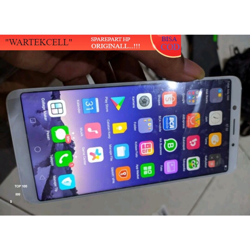 LCD FULLSET FREME OPPO F5 ORIGINAL COPOTAN SUDAH TES