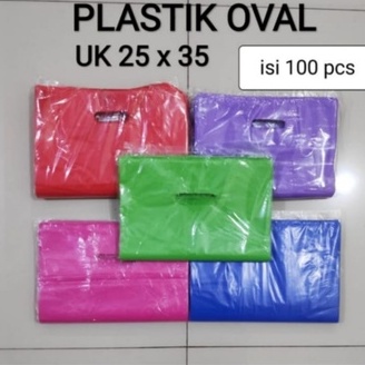 HD Oval Polos uk 25x35 Plastik Packing Plastik Baju