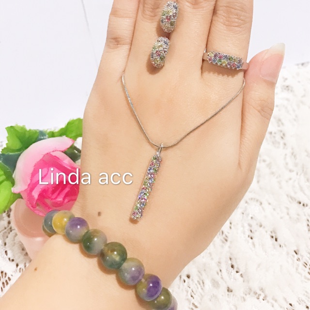 set giok lapls emas putih gelang giok 88