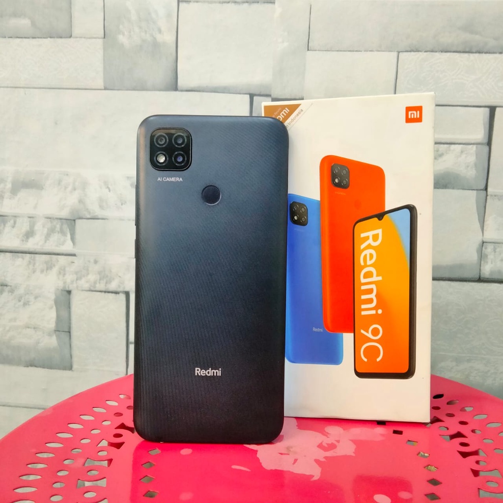 hp second redmi 9c 3/32 mulus sperti baru bergaransi