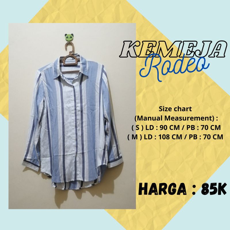 KEMEJA RODEO | KEMEJA STRIPE | KEMEJA WANITA