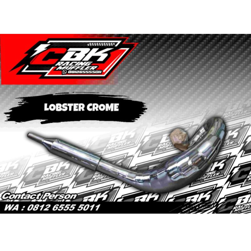 LOBSTER RX KING CHROME / KNALPOT UDANG RX KING