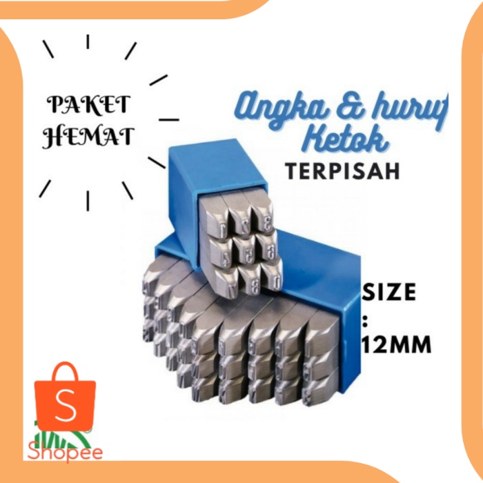 

Promo onderdil PAKET HEMAT! ANGKA HURUF KETOK 12mm TERPISAH KUKKO Tipe Diskon