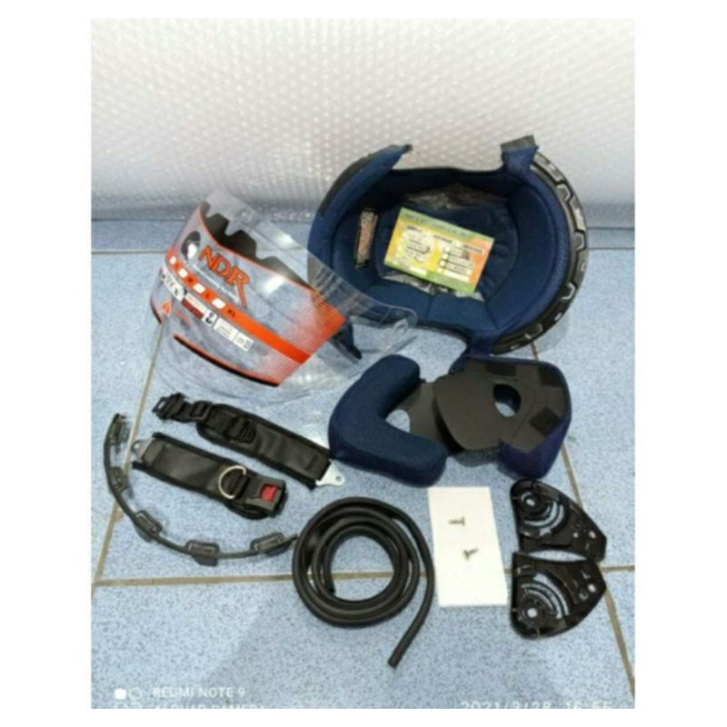 Busa helm ink centro dan kaca ink centro