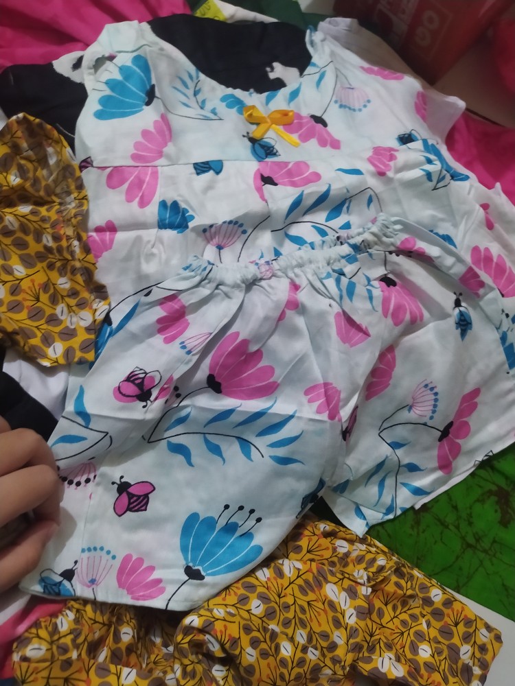 Setelan Square Setelan Batik Anak Tanpa Lengan 1 2 Tahun Baju Batik Anak Grosir