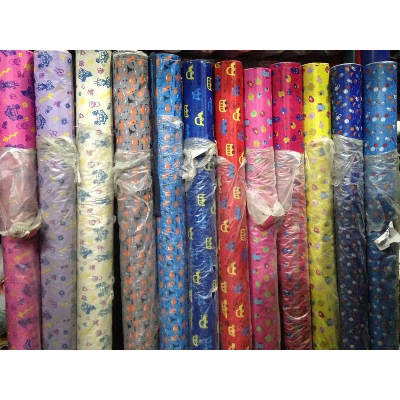 Kain Bahan Ribstop Print
