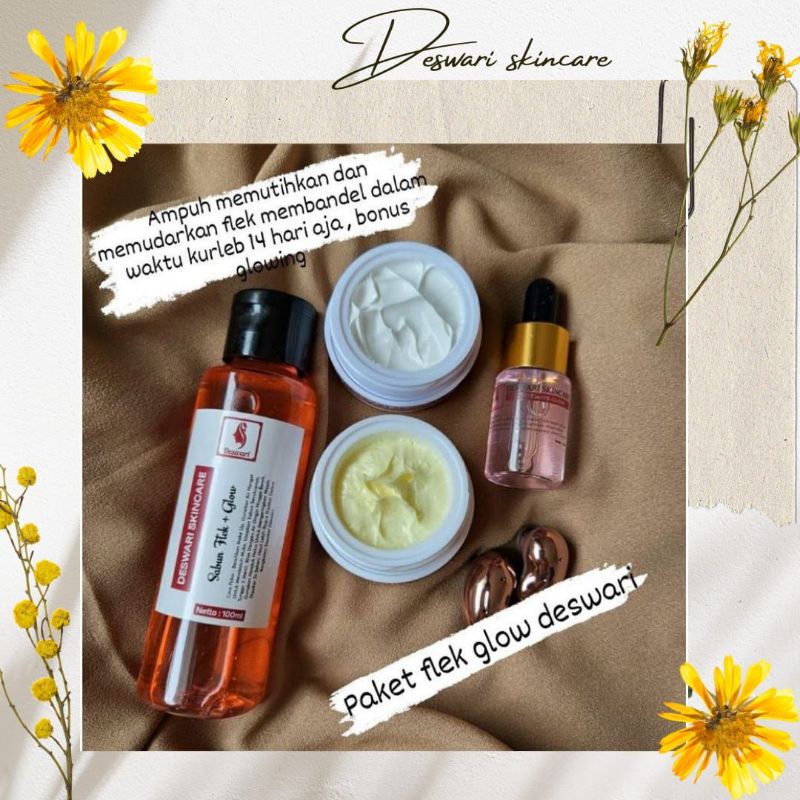 Paket flek glow/ Deswari Skincare