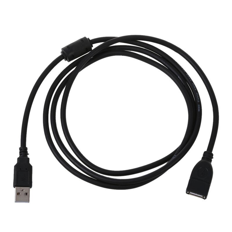 CABLE USB EXTENSION 2.0 HITAM 1.5 METER / KABEL PERPANJANGAN USB 1,5M BLACK