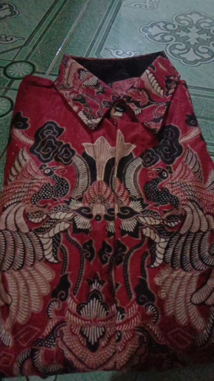 Bswart Batik Hrb026  Kenongo Hem Pendek Padi Pekalongan