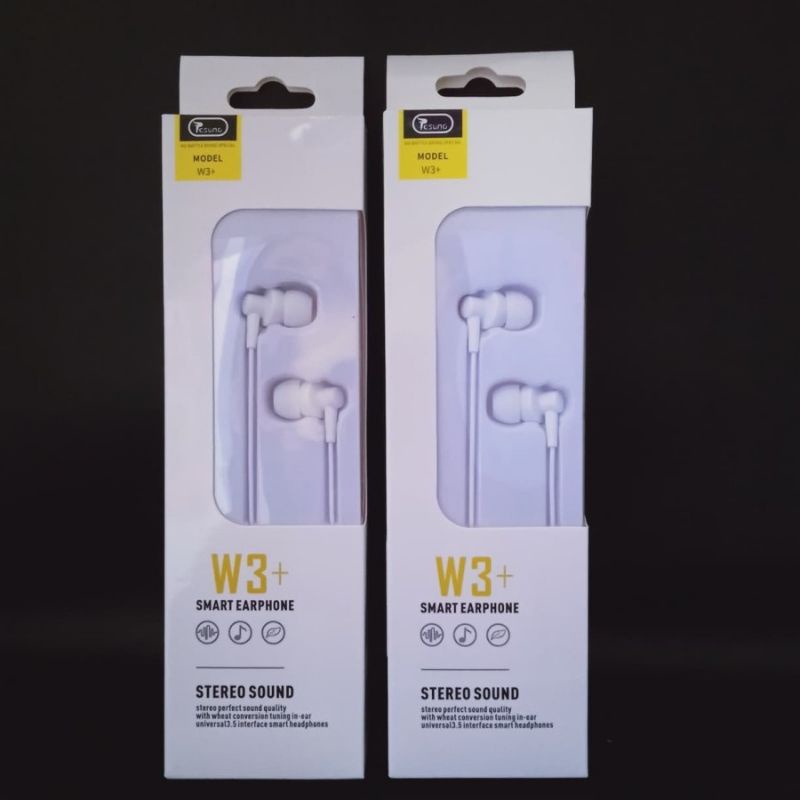 HEADSET EARPHONE RESONG W3+ ORIGINAL by.VIVAN 100%