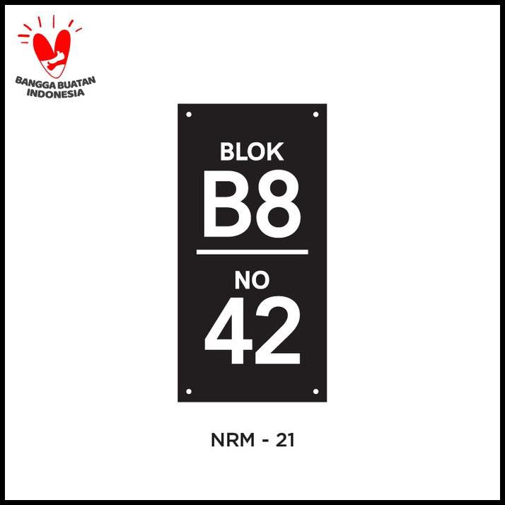 

Nomor Rumah Akrilik | Nrm 21 |15 X 30 Cm | Papan Nomer Alamat Rumah - Dasar Hitam