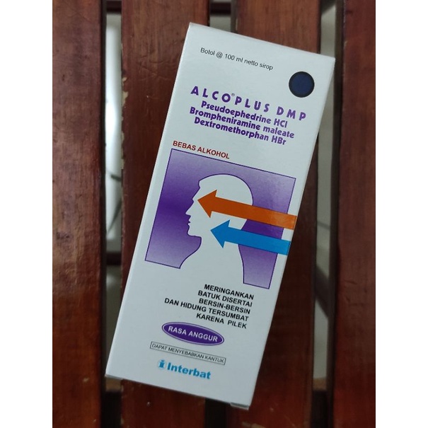 Alco Plus DMP 100 ML / Obat batuk disertai bersin-bersin / Hidung Tersumbat