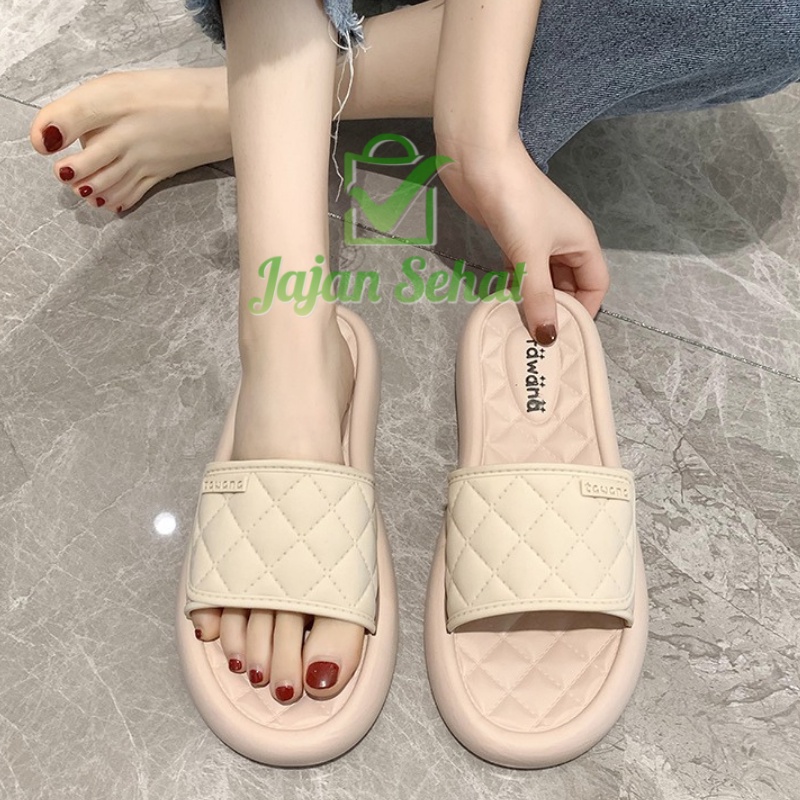 SANDAL TAWANA WOMEN SLIPPERS FLAT SLIP ON SENDAL WANITA 2026