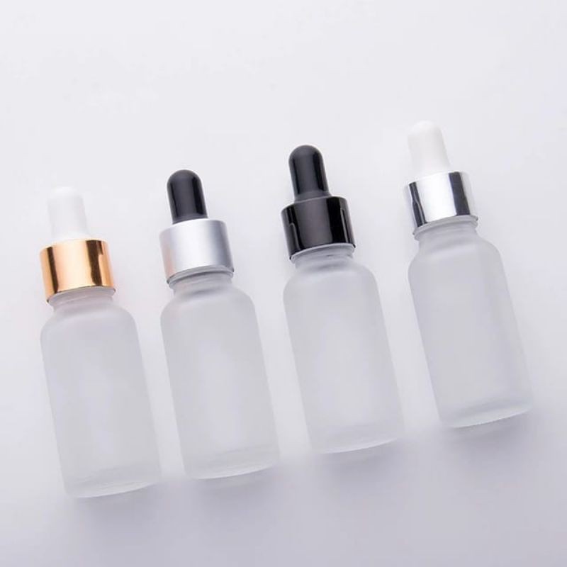 Botol Kaca Pipet 20ml Frosted / Botol Serum 20ml