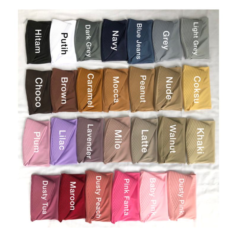 Bergo Mini Ori | Hijab Sport Jersy Instan Premium | FREE JARUM PENTUL-6