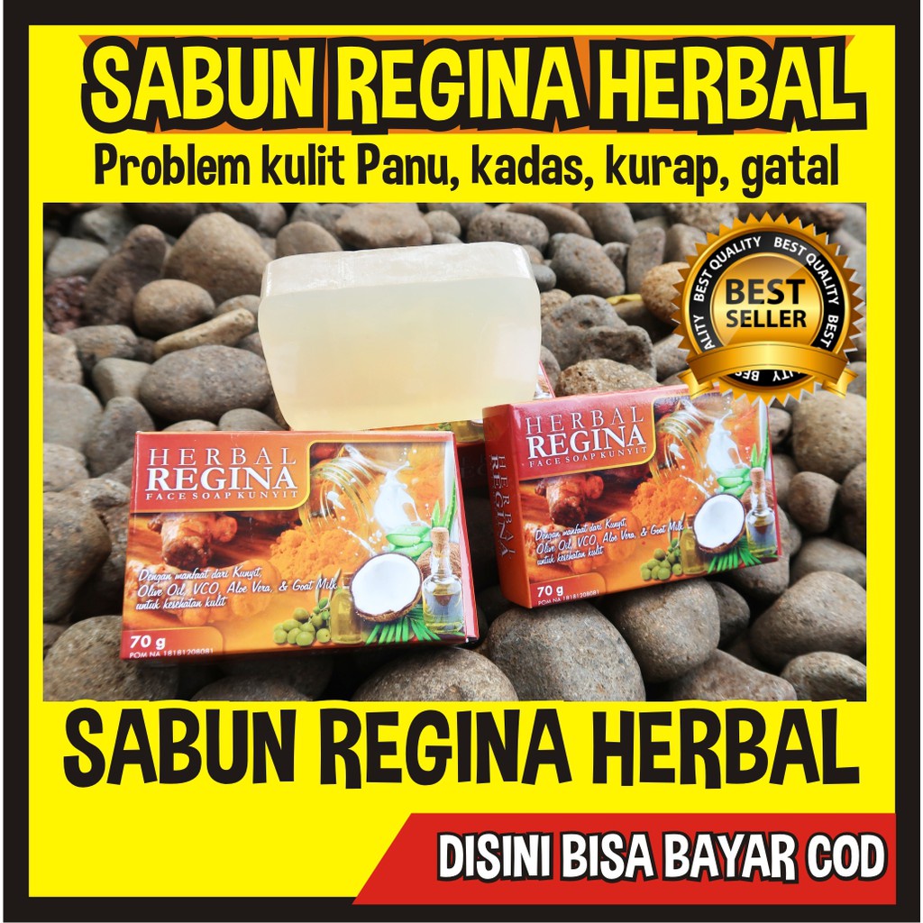 Sabun Herbal Regina Penghilang Panu, Jamur Kulit , Panu , Tinea Versicolor , Vitiligo , Pyityriasis 