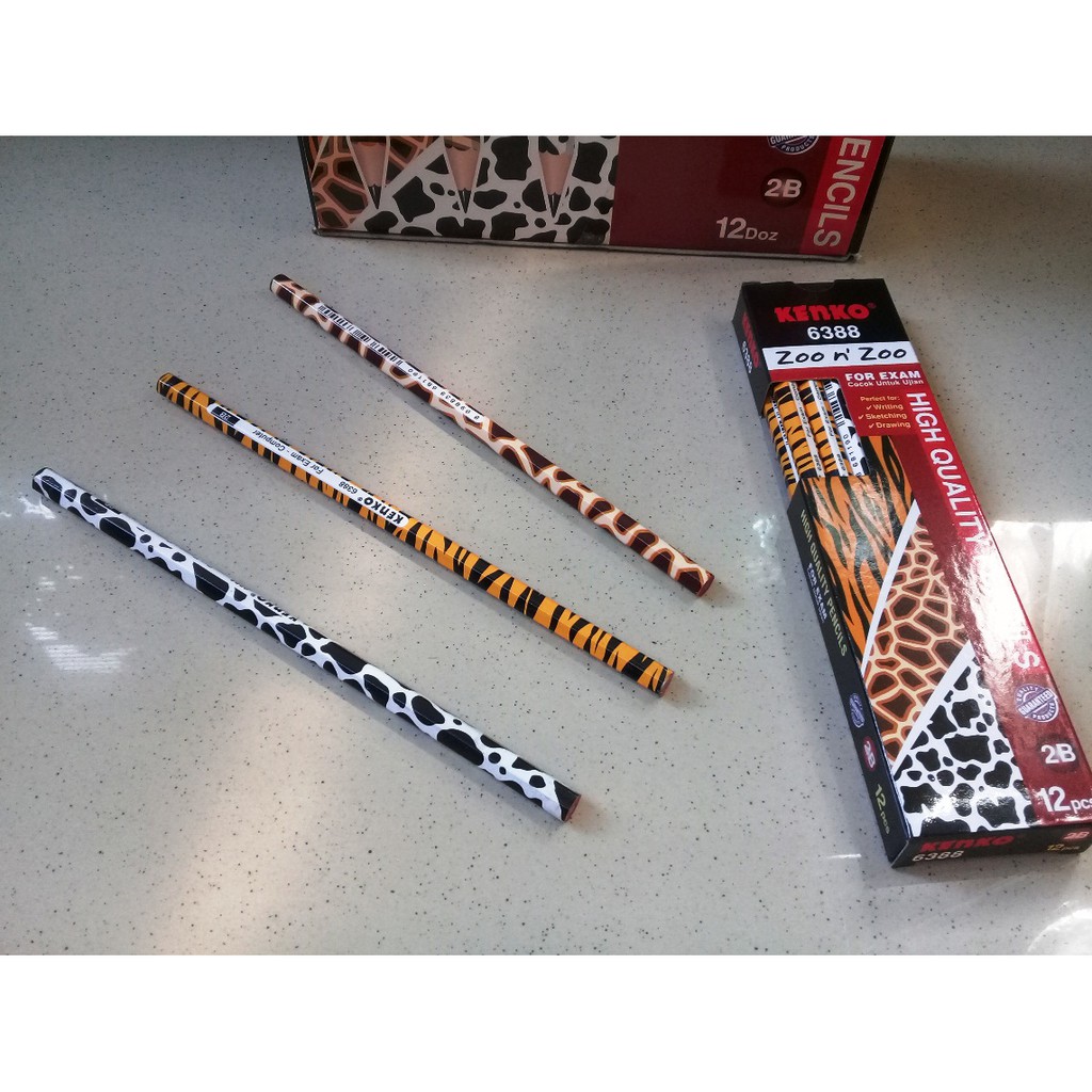 

Pensil 2B Zoo n Zoo For Exam High Quality - Kenko 6388