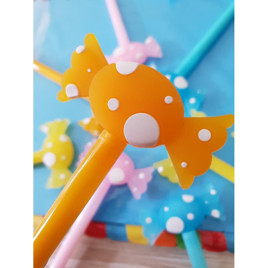 

Mantul Pulpen Permen / Gel Pen Sweet Candy souvenir unik pena grosir pen lucu Keren