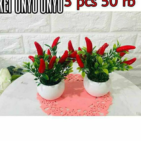 Barang Paling Murah Paket Cabe Unyu Unyu Bunga Mini Tanaman Cabe