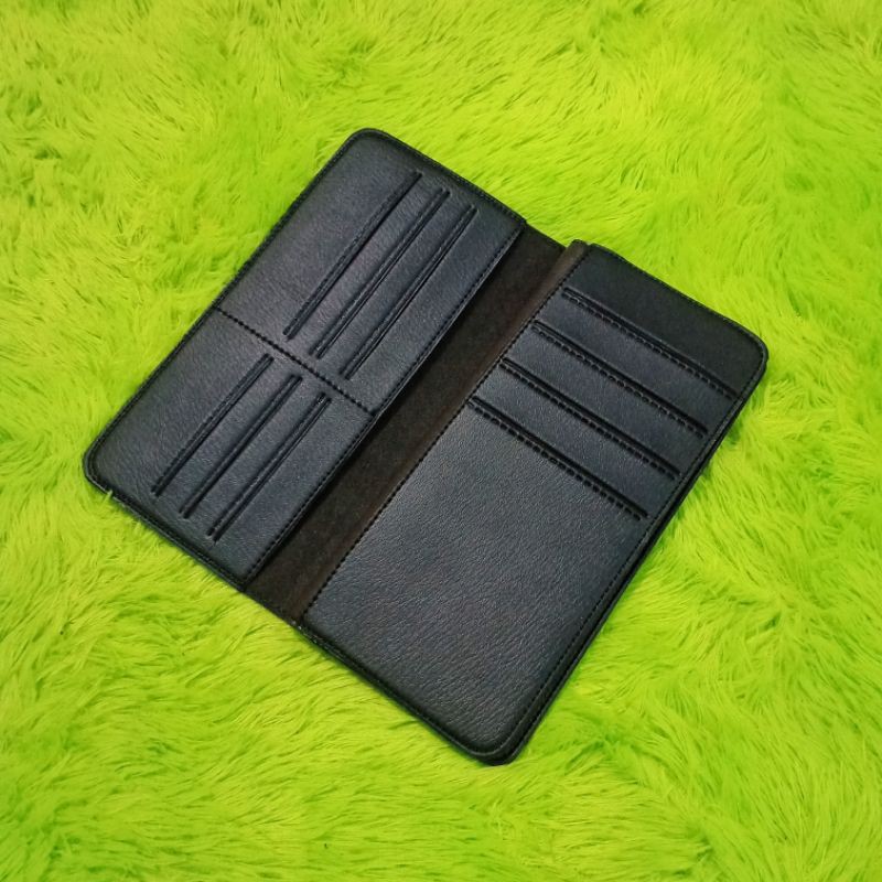 DOMPET PRIA MURAH AMT 02 panjang pls  HITAM BISA COD BAYAR DITEMPAT