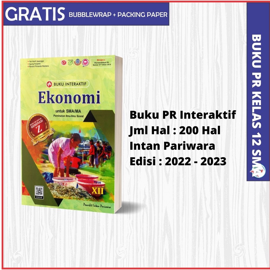 BUKU PR/LKS INTERAKTIF EKONOMI SMA KELAS 12 INTAN PARIWARA