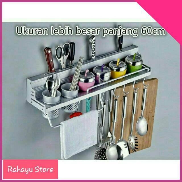 RS 267 Rak Dinding Rak Dinding Dapur Rak Dapur Rak Aluminium Dapur Murah