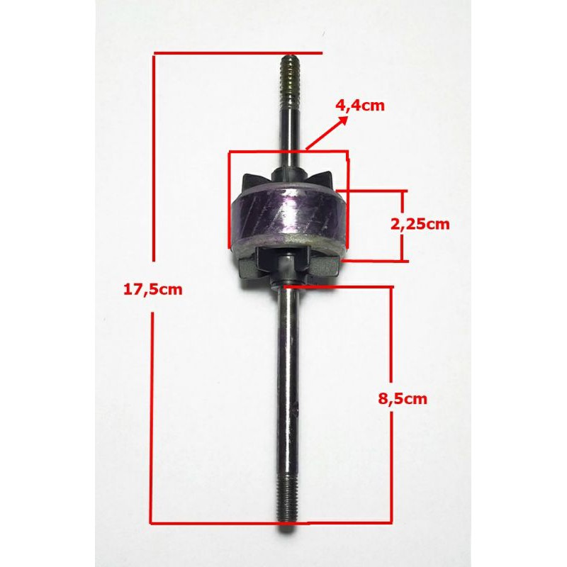 As Dinamo kipas angin 16 Inch lebar as 8mm Cosmos-Miyako-Sekai-DLL