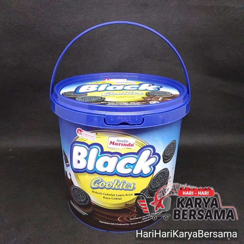 

BISKUIT MARINDO BLACK COOKIES COKELAT 400GR
