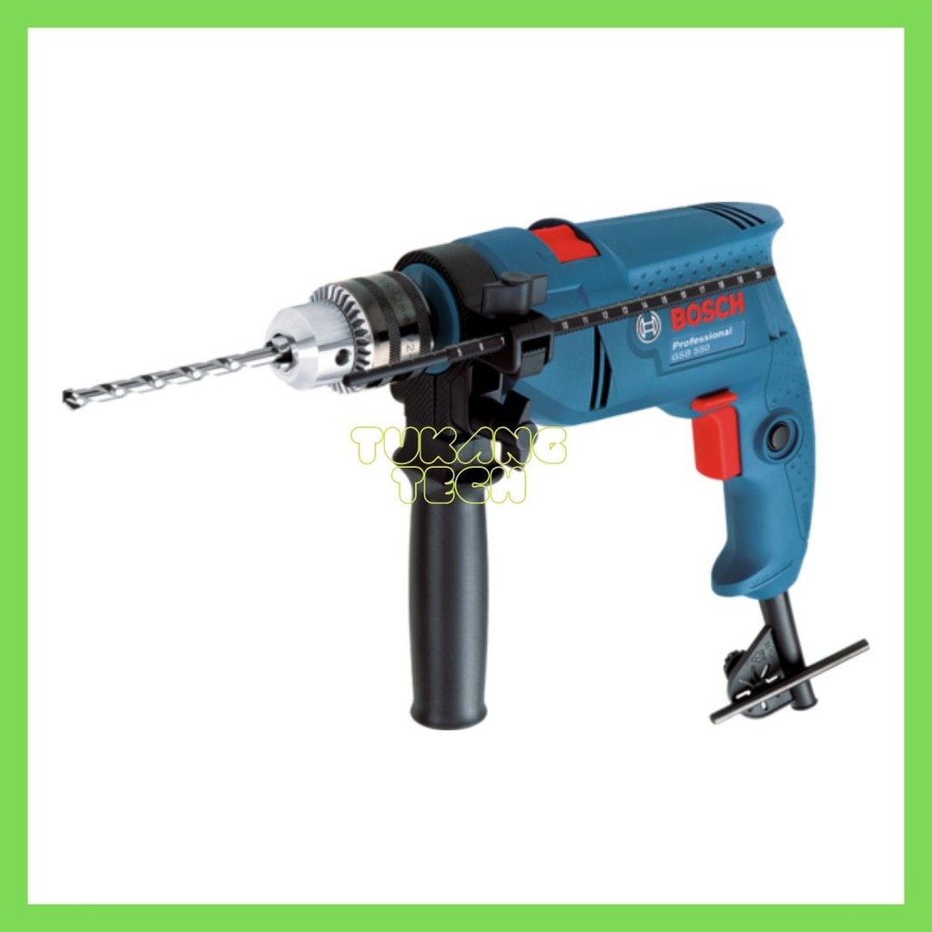 BOR TEMBOK BETON BOSCH GSB 550  13 MM / BOR LISTRIK BOSCH / ELECTRIC DRILL GSB 550